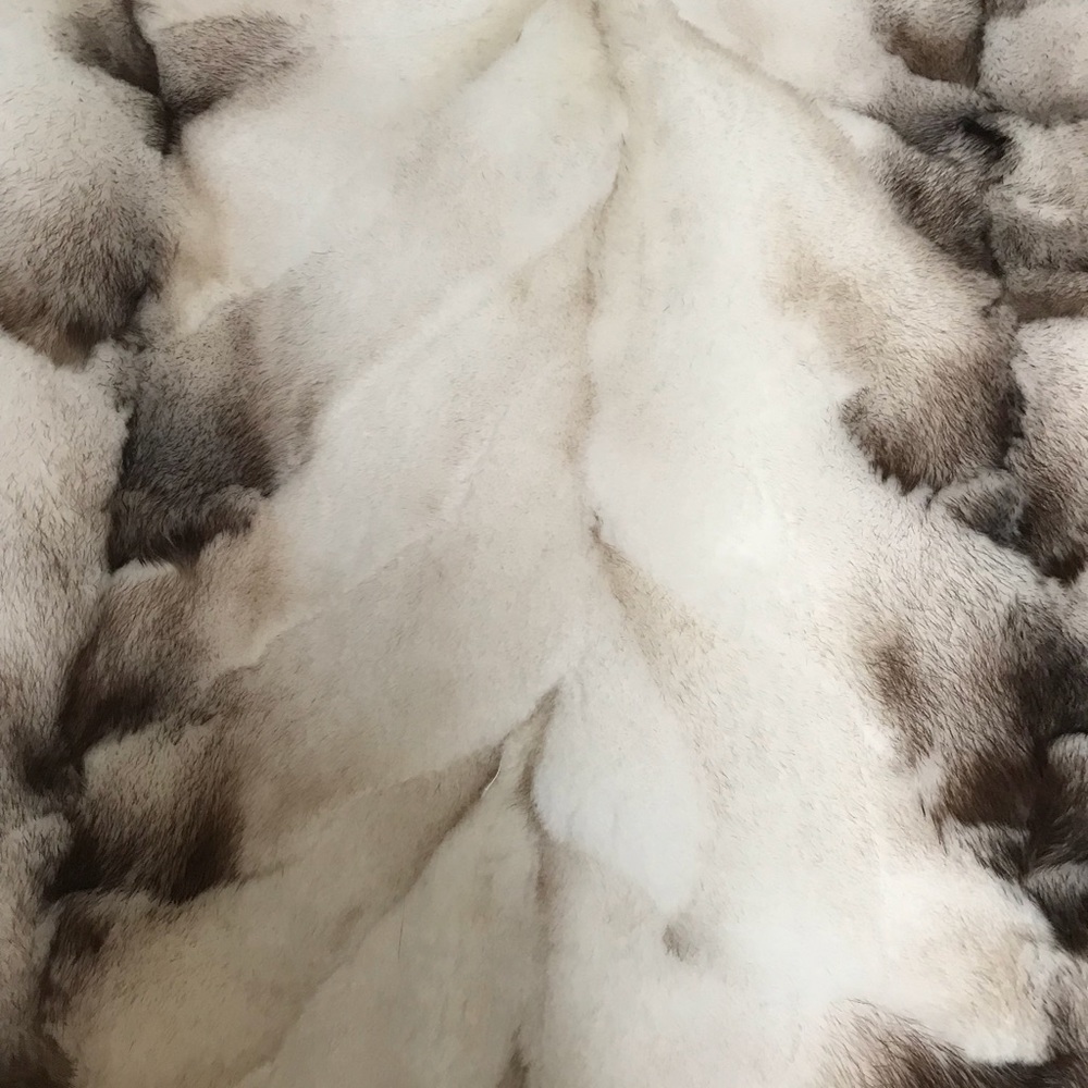 Mink reversible to poplin vest - Picture 6 of 8